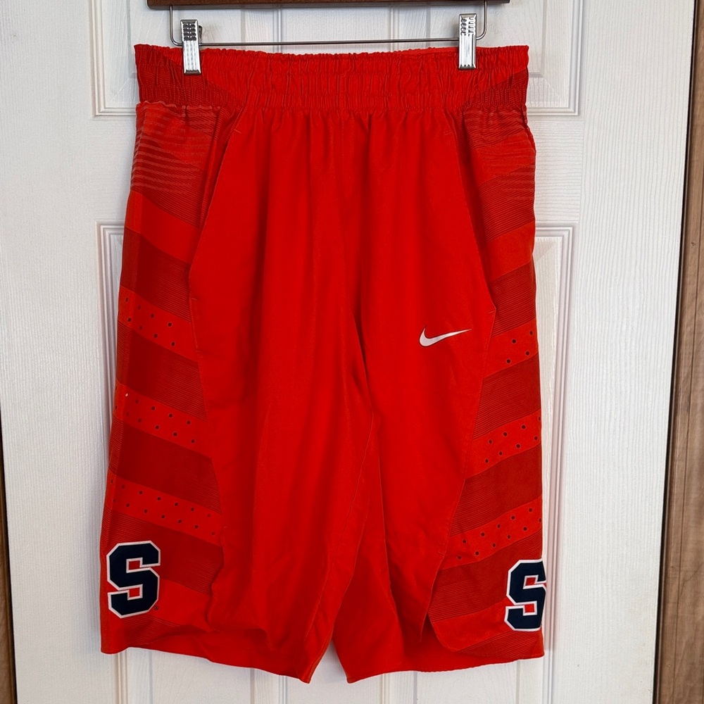 Nike Men's Vibrant Orange Syracuse Athletic Shorts